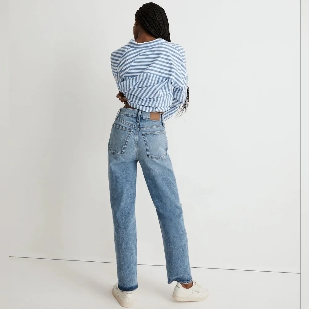 NEW Madewell The Perfect Vintage Straight Jean Kingsbury Wash 32 Style NG247